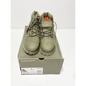 Timberland Premium 6” Waterproof Boots Dark Green Nubuck Women’s Size 5